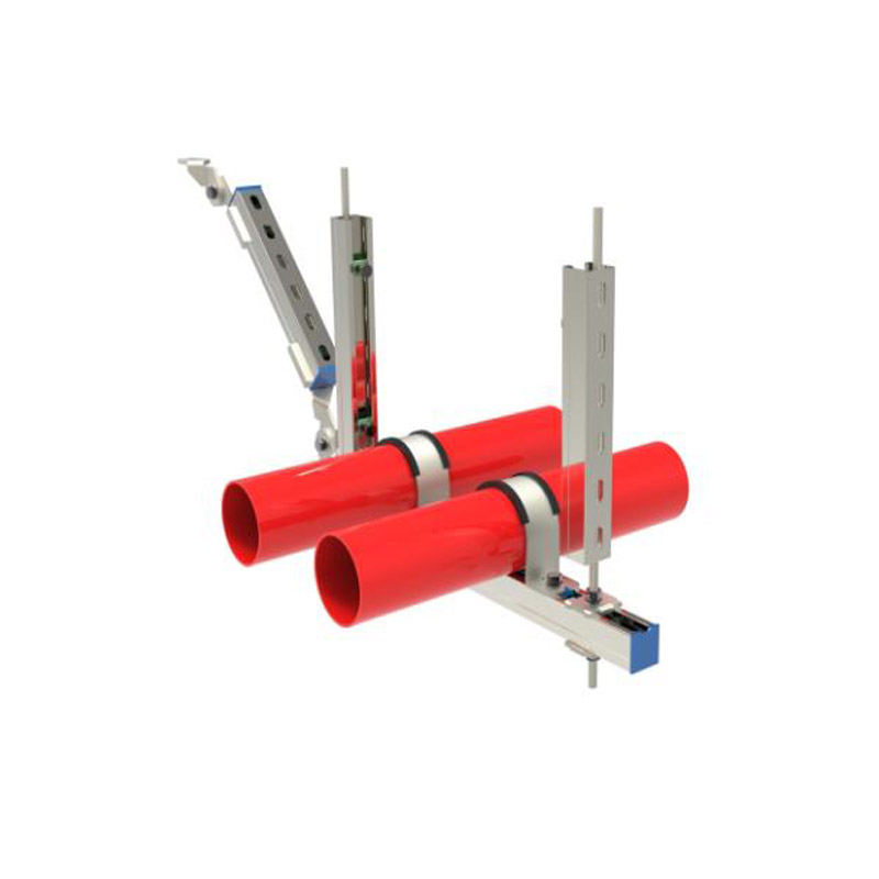 Bidirectional seismic support bracket